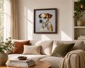 Mini Hand-Embroidered Pet Portrait — Silk Embroidery, 6" | Suxiu Studio