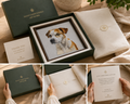 Mini Hand-Embroidered Pet Portrait — Silk Embroidery, 6" | Suxiu Studio