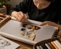 Mini Hand-Embroidered Pet Portrait — Silk Embroidery, 6" | Suxiu Studio